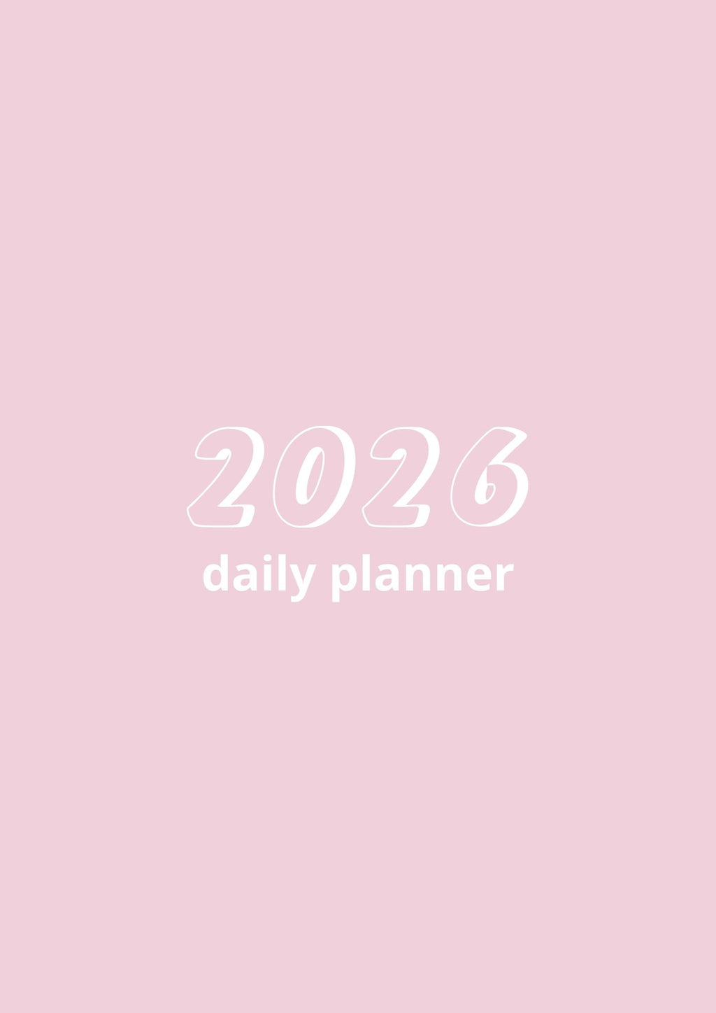 2026 Digital Diary