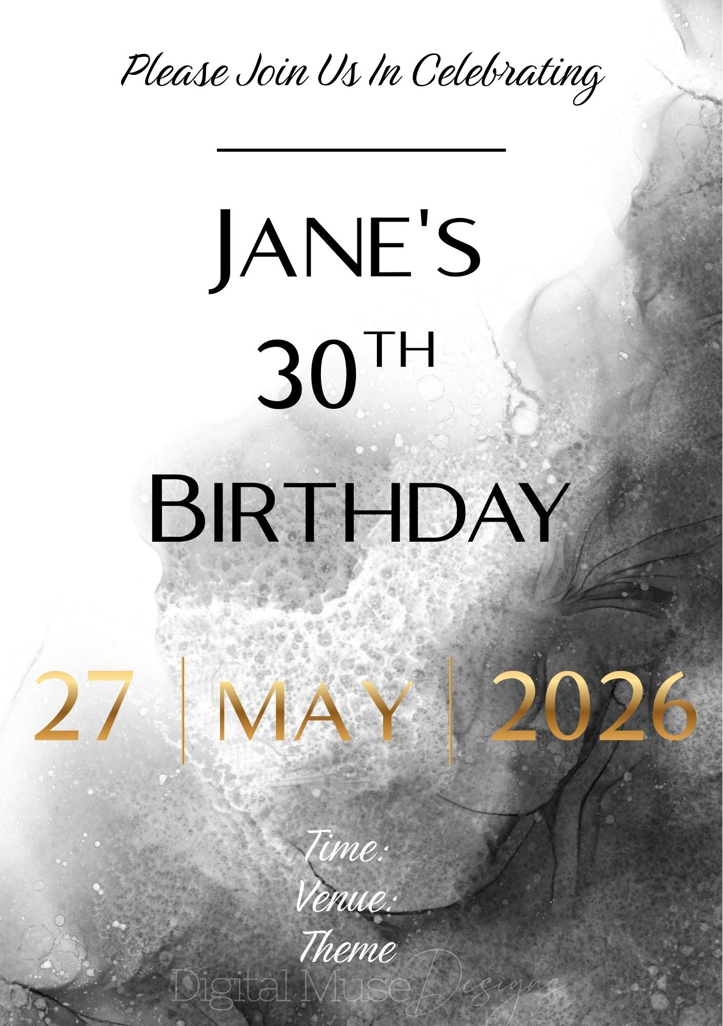 White & Black Marble