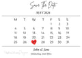 Calendar Save The Date